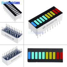 10Pcs/Lot 10 Segment Full Color LED Bargraph Light Display Module Ultra Bright Red Yellow Green Blue(RYGB) Dip DIY 2024 - buy cheap