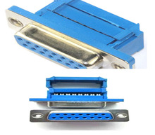 10pcs DB15 15 pin DB-15  D-SUB Parallel Port  IDC Flat Ribbon Cable Terminal Connector Adapter 2024 - buy cheap
