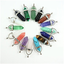New imitation natural crystal pendant fashion necklace pendant women wholesale (cordless chain) 2024 - buy cheap
