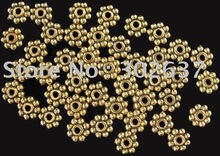 Envío Gratis 750 piezas antiguo oro daisy bola 6,5mm A913G 2024 - compra barato