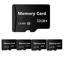 Слот для карт памяти микро sd 64 ГБ 32 ГБ оперативной памяти, 16 Гб встроенной памяти, 8 ГБ 4 ГБ cartao de memoria 32 ГБ высокоскоростной class10 микро sd карты мини TF карты в качестве подарка 2024 - купить недорого
