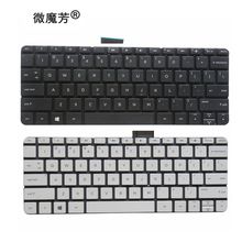 Teclado para portátil HP stream 11-d 11-d011wm 11-D010WM 792906-001 794447-001 11-G 11-R en inglés, blanco y negro, sin marco, nuevo, EE. UU. 2024 - compra barato