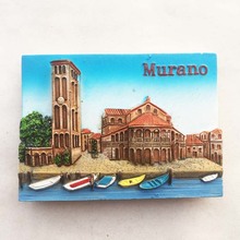 BABELEMI 1pcs Resin Italy fridge magnet souvenir Murano tourist gifts ideas home decorations 2024 - buy cheap