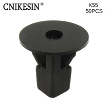CNIKESIN 50PCS K55 13.7mm Hole Car Fastener Fender Self Tapping Screw Base Fixed Nylon Shield Retainers Rivet Clips for Toyota 2024 - buy cheap