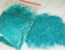 50gram-0.4MM 015 Laser Holographic Turquoise Color Shining Nail Glitter Dust Powder for Nail Art decoration and Glitter Crafts 2024 - buy cheap