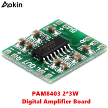 Pam8403 placa de amplificador digital 2*3w classe d digital 2.5v a 5v placa de amplificador de potência classe d placa de amplificador digital 2024 - compre barato