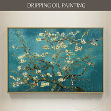 Reproduction Vincent Van Gogh Art Painting Blossom Almond Oil Painting Hand-painted Van Gogh Blossoming Almond Tree Oil Painting 2024 - buy cheap