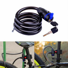 Universal Bicycle MTB Mountain Bike lock Anti-theft Ring Wire Rope Lock Security Lock Steel Spiral Cable Bicycle Safe Lock 2024 - buy cheap