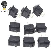 10 pçs/lote 10*15mm spst 2pin on/off g130 barco rocker switch 3a/250v painel do carro caminhão rv atv home 2024 - compre barato