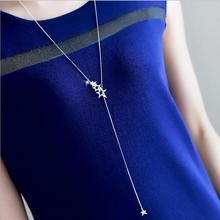 Everoyal Cute Star Necklace For Girl Lady Party Accessories Summer Fashion Silver 925 Necklaces For Women Jewelry Adjustable 2024 - buy cheap