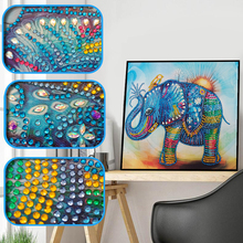 Special Shaped Diamond Painting Elephant Diamond Embroidery 5D DIY Animal Rhinestone Mosaic Sale Beads Home Decoration 30x30cm 2024 - buy cheap