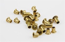 1000PCS M2 Brass Eyelet Rivet Nut Through Hole Rivets Hollow Grommet M2*2/3/4/5/6/7/8/9/10mm 2024 - buy cheap