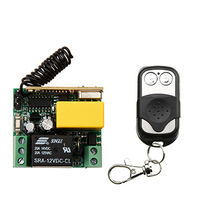 Controle de rádio sem fio ac220v 1ch 10a, interruptor de controle remoto 315 mhz 433 mhz, transmissor telescópico