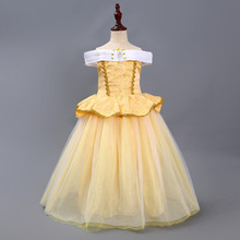 New Ai Luo Princess mesh dress stage costumes beauty and beast cosplay princess dress 2024 - buy cheap