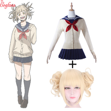 My hero academia cosplay Boku no Hero Academia Himiko Toga JK Uniform Skirt Sweater Sweatshirt Cardigan Cosplay Costume Set 2018 2024 - buy cheap