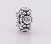 Pingente flor 100% prata esterlina 925, joia feminina adequada para pulseiras pandora 2024 - compre barato