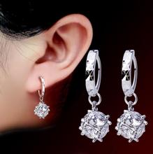 Pendientes de plata esterlina 925 para mujer y niña, aretes cuadrados de lujo con forma de gota de cristal australiano, joyería para la oreja, regalo 3Y233 2024 - compra barato