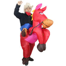 christmas costumes Funny Red Horse Inflatable Women Cosplay Costume for Carnival, Free Shipping halloween costumes for women 2024 - buy cheap