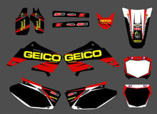 NICECNC 0015 Decal Sticker For Honda CR125 CR250 2002-2012 CR 125 250 Motorcycle Matching Team Graphics Background Stickers 2024 - buy cheap