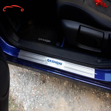 For Car Styling Nissan Qashqai J11 Accessories 2018 Door Sill Scuff Plate Guard Stainless Door Sills Sticker Protector 2015 2019 2024 - buy cheap