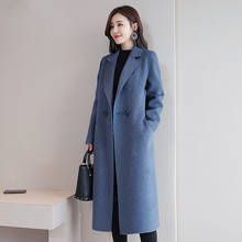 KMETRAM 100% Wool Coat Female Jacket Woman Spring 2020 Streetwear Woolen Coats and Jackets Women Trench Coat Abrigo Mujer MY2679 2024 - buy cheap