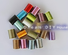 Free shipping MS type Metallic Embroidery thread 200m/cone40 colors for Choosing, Price is for 10 spools, choose your colors 2024 - buy cheap