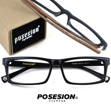 Оптические очки POSESION, оправа для мужчин и женщин, Ретро стиль, компьютерные очки, оправа для очков, прозрачные линзы для мужчин и женщин, очки PS8005 2024 - купить недорого