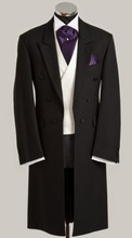 (Chaqueta + Pantalones + chaleco) traje de padrino de boda de estilo de abrigo para hombre 2024 - compra barato