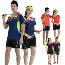 Camiseta de badminton, camiseta para homens, roupas femininas, tênis de mesa, uniforme de tênis, tênis de ping pong, shorts de tênis para meninas, treinamento curto 2024 - compre barato