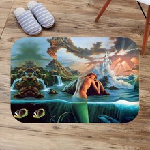 Mermaid Doormat Custom Floor Mat Rug Indoor Outdoor Bathroom Mats Soft Anti-Slip Carpet 2024 - buy cheap