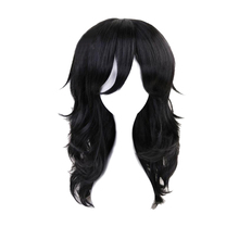 My Hero Academia Shouta Aizawa Black Wavy Curly Wig Cosplay Costume Boku no Hero Academia Heat Resistant Hair Men Women Wigs 2024 - buy cheap