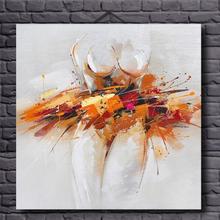 Pintura de lienzo artesanal, pintura al óleo abstracta, lienzo de pared, imagen artística para decoración para sala de estar, imagen Sexy para chica, envío directo 2024 - compra barato