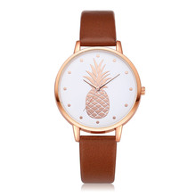 2019 Pineapple Women Watches Sport PU Leather relogio feminino Quartz Female gift Brand Watch relogio wristwatch Bracelet saat 2024 - buy cheap
