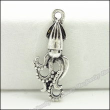 100 pcs Vintage Charms Octopus Pendant  Antique silver Fit Bracelets Necklace DIY Metal Jewelry Making 2024 - buy cheap