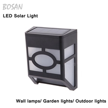 LED Solar Lamp Sensor Waterproof Solar Light 2 LEDs Street Light Outdoor Path Wall Lamp Security Spot Lighting 2024 - buy cheap