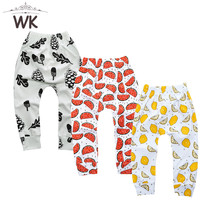 3PCS/Lot Baby Leggings Atutmn Cartoon Character Cotton Baby Leggings Kids Harem Pants Baby Boy Girl Clothes Newborn Trousers 2024 - buy cheap