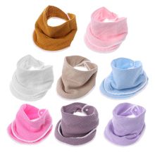 1Pc Baby Burp Cloths Cotton Gauze Muslin Baby Bib Bandanas Soft Breathable Newborns Towel Scarf Baby Bib For Baby 2024 - buy cheap