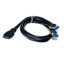 Cable USB 3,0 de alta velocidad, adaptador de doble puerto de 20 pines, Hub USB 3,0 con pie fijo para PC, ordenador de escritorio 2024 - compra barato