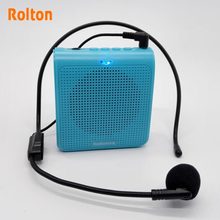 Rolton K100 Portable Loud Loudspeaker Mini Voice Amplifier Microphone With USB TF Card For Teacher Tour Guide Promotion Column 2024 - buy cheap