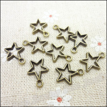 350 pcs Charms  Five-pointed star Antique bronze  Zinc Alloy Fit Bracelet Necklace DIY Metal Jewelry Findings 2024 - buy cheap