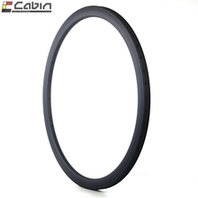 700C road disc brake rims, Asymmetrical 38mm clincher/tubular carbon rims, wider U shape aero offset rim 2024 - buy cheap