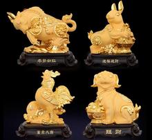 26cm Resin 12 Zodiac Sha Jin Mouse Niu Hu Rabbit Dragon Snake Horse and Sheep Monkey Chicken Pig Crafts Decoration 2024 - buy cheap