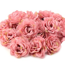 100Pcs 7cm Artificial Silk Rose Flowers Heads For Home Wedding Decoration DIY Wreath Craft Fake Flower Wall Accessories 2024 - buy cheap