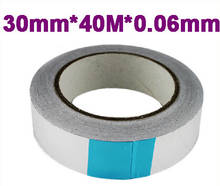 Free shipping 2 pcs/lot Hot Selling BGA Tape 30mm*40m Aluminum Foil Tape High Temperature Tape Slivery 2024 - buy cheap