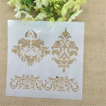 1 Sheet Lace pattern Layering Stencils for DIY Scrapbooking/photo album Decorative Embossing DIY Paper Cards Crafts 2024 - buy cheap