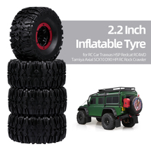 Llanta de goma inflable para coche de control remoto, rueda para coche HSP Redcat RC4WD Tamiya Axial SCX10 D90 HPI RC Rock Crawler, 135mm, 2,2 pulgadas, 4 Uds. 2024 - compra barato