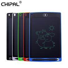 CHIPAL-Tableta gráfica Digital LCD de 8,5 pulgadas para niños, tablero electrónico de dibujo a mano, Bloc de notas + bolígrafo Stylus 2024 - compra barato