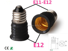 10 Uds. E12 a E11, adaptador de portalámparas, paras, LED, de soporte de lámpara de E11-E12, base de enchufe de tornillo y extensor, envío gratis 2024 - compra barato