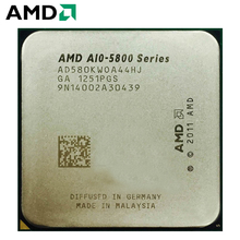 AMD A10-Series A10 5800K процессор A10 5800 четырехъядерный настольный процессор 3,8 ГГц DDR3 1866 МГц A-Series APU AD580KWOA44HJ разъем FM2 2024 - купить недорого