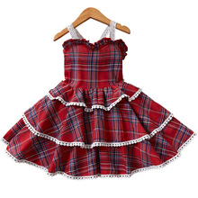 Vestido de princesas infantil feminino, vestido de baile para crianças 2024 - compre barato